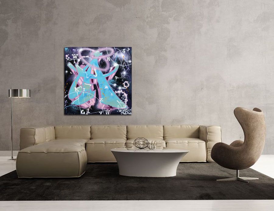 Tableau de LADY K a pour titre  SANS TITRE style no dim : LADY Kprix: