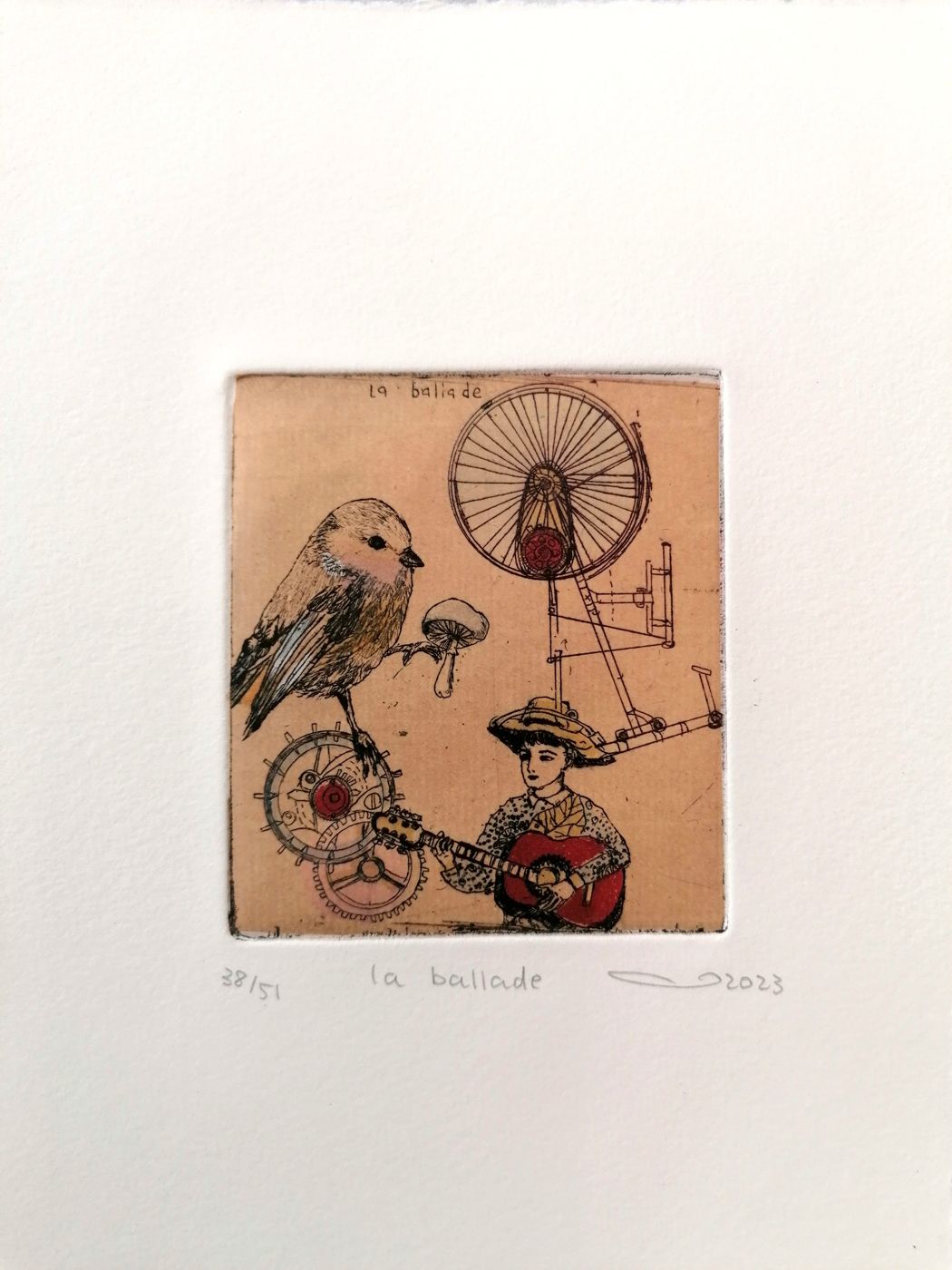 Editions d'art de ATSUKO ISHII a pour titre  La ballade style figuratif dim : ATSUKO ISHIIprix:40
