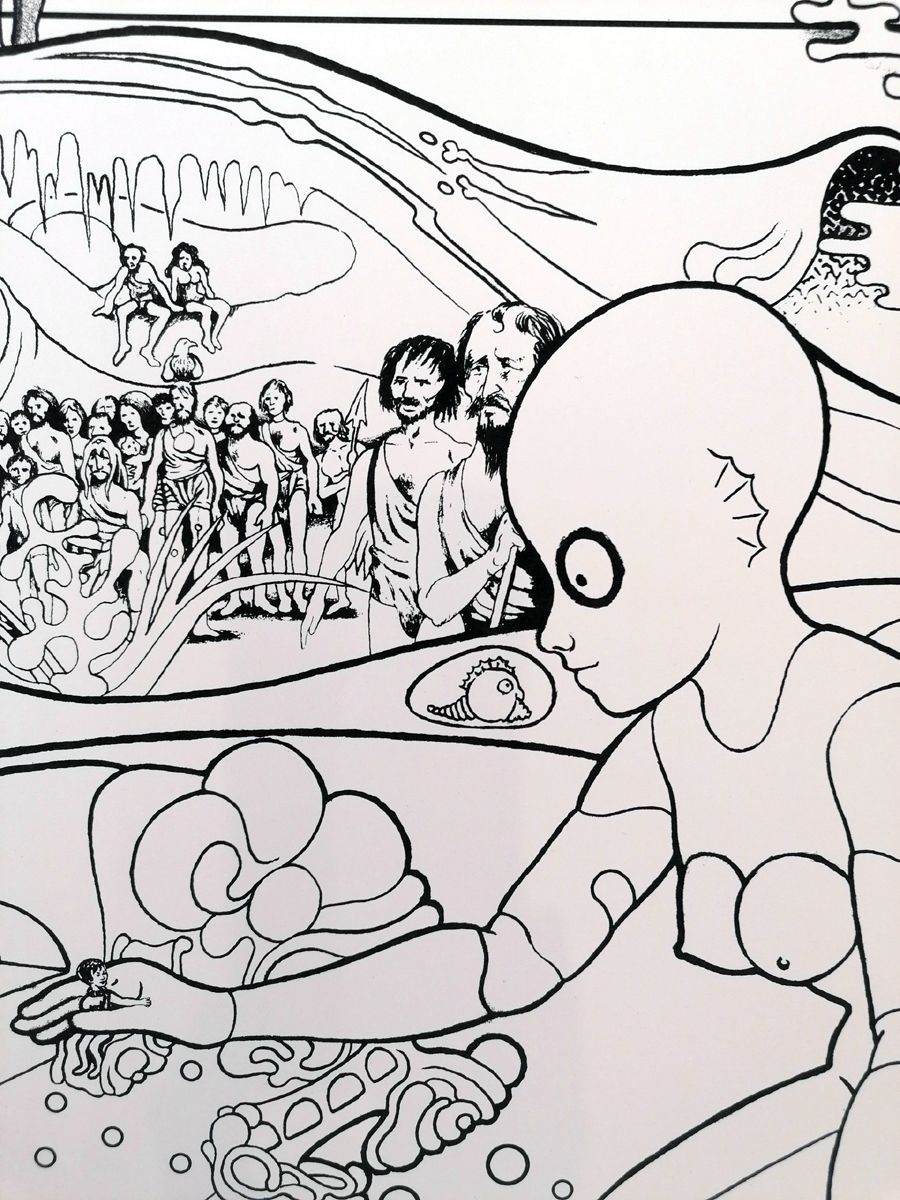 Editions d'art de CHUCK SPERRY a pour titre  FANTASTIC PLANET BW TEST style figuratif dim : CHUCK SPERRYprix:400