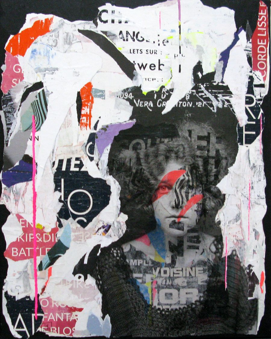 Tableau de LN LE PAPE a pour titre  FAN DE KISS style graphique dim : LN LE PAPEprix: