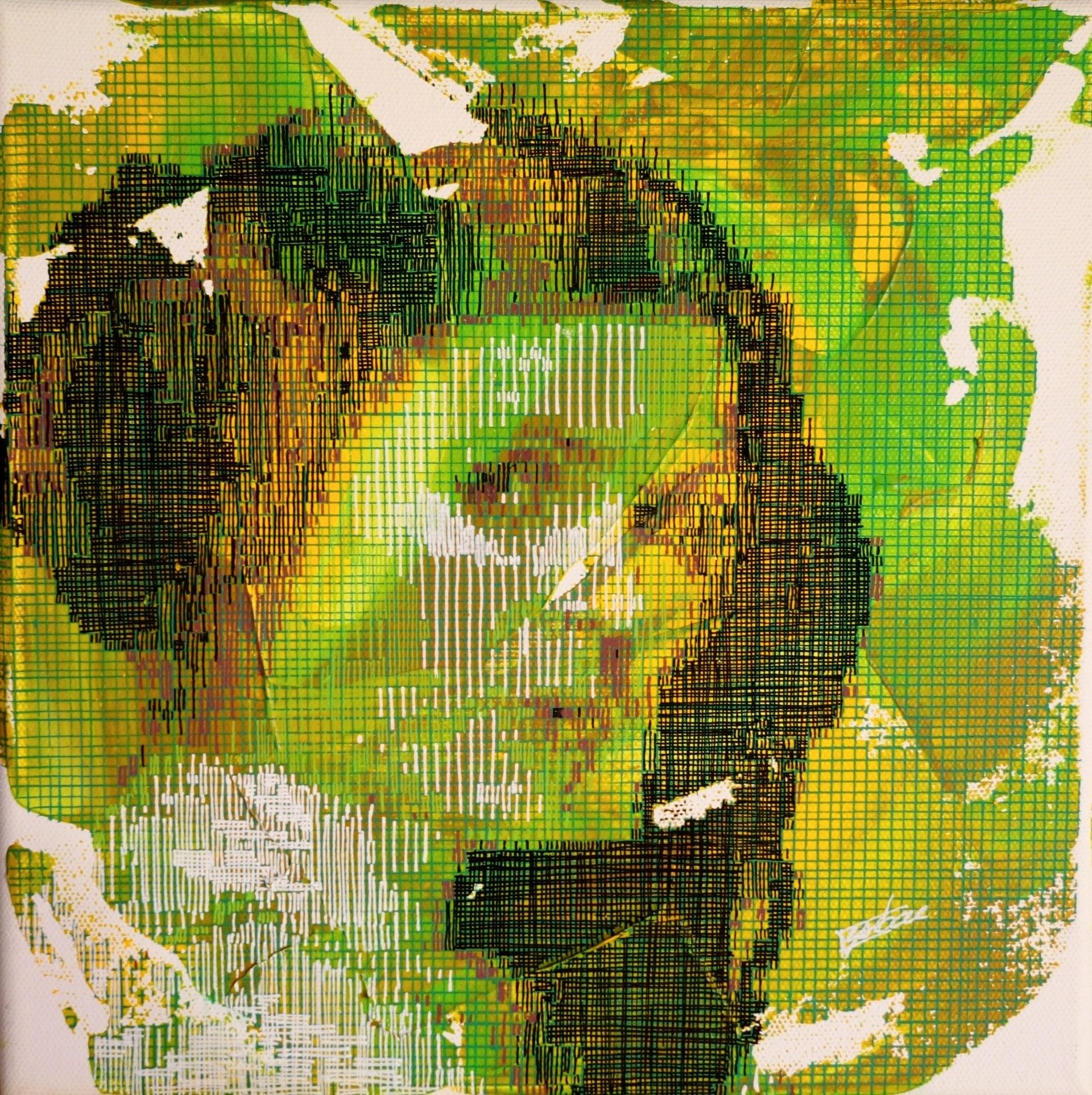 Tableau de NICOLAS JESBAC a pour titre  Leïa style street art dim : NICOLAS JESBACprix:160