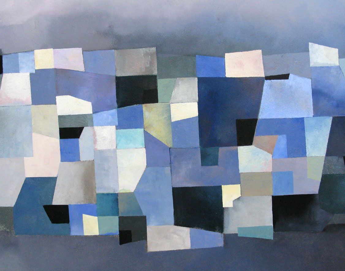 Tableau de N MAFFRE a pour titre  Blue moon 3 style figuratif dim : N MAFFREprix:1200