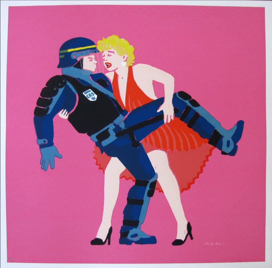 Editions d'art de DUGUDUS a pour titre  MARILYN style graphique dim : DUGUDUSprix:90