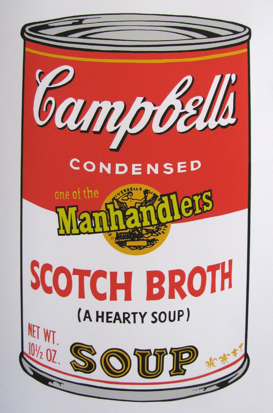Editions d'art de ANDY WARHOL (apres) a pour titre  CAMPBELL'S SCOTCH BROTH style figuratif dim : ANDY WARHOL (apres)prix: