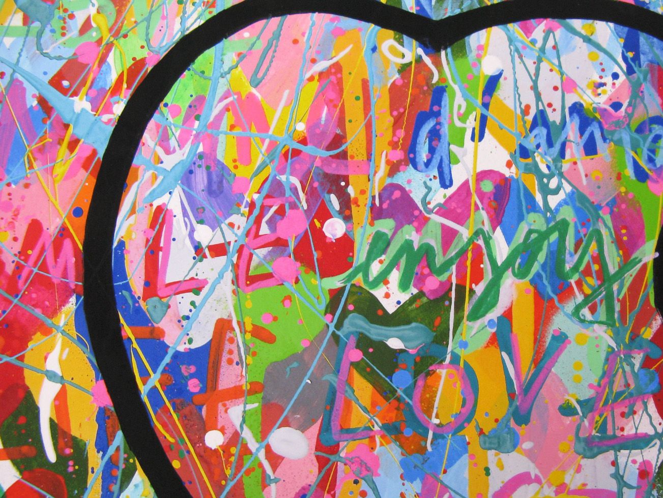 Editions d'art de MAM a pour titre  POMME D'AMOUR style graphique dim : MAMprix:70