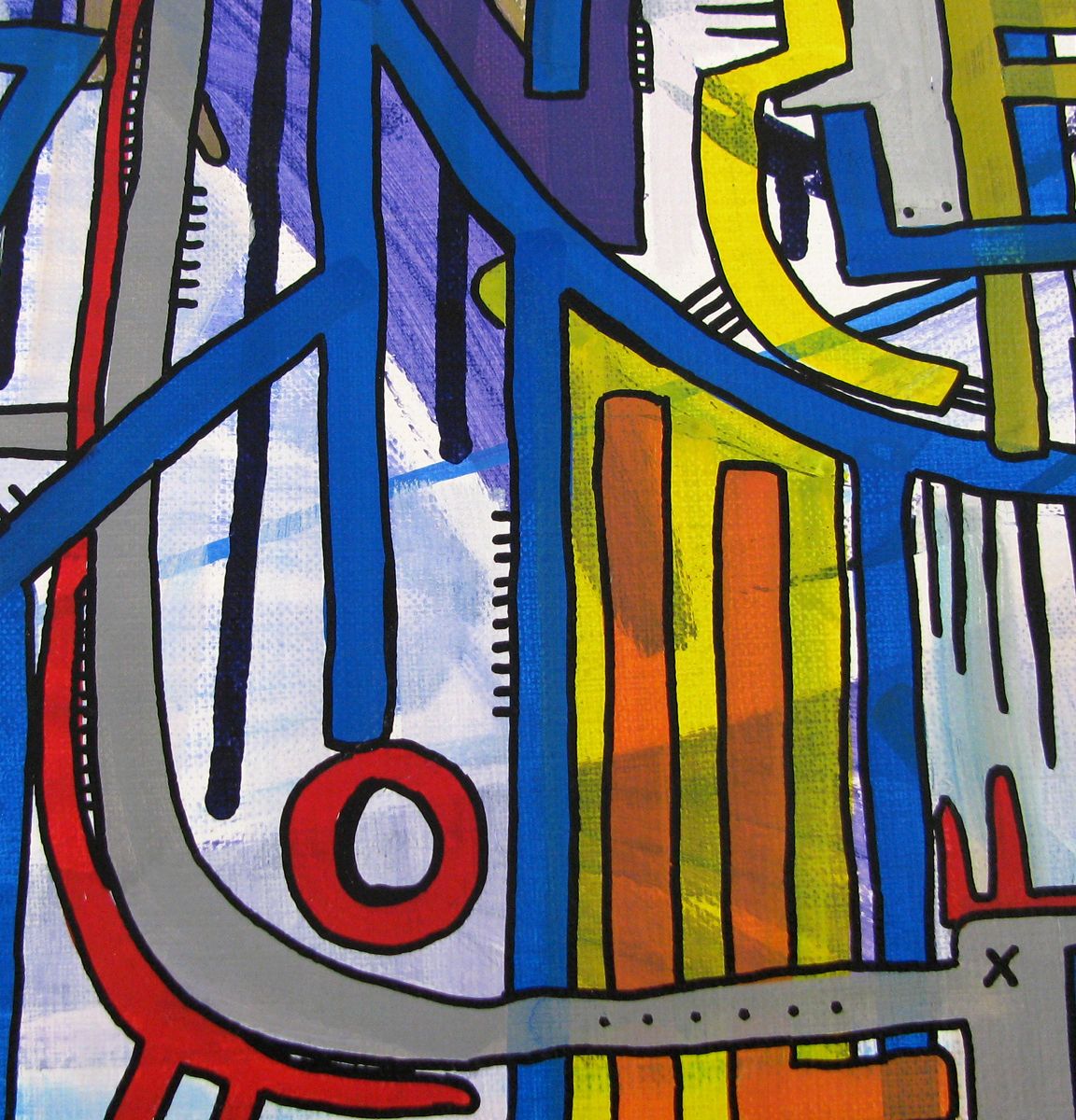 Tableau de TAREK a pour titre  MASK #10 GEOMETRIK style graphique dim : TAREKprix:850