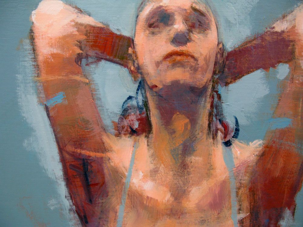 Tableau de MASSEBEUF Olivier a pour titre  Them style figuratif dim : MASSEBEUF Olivierprix:1200