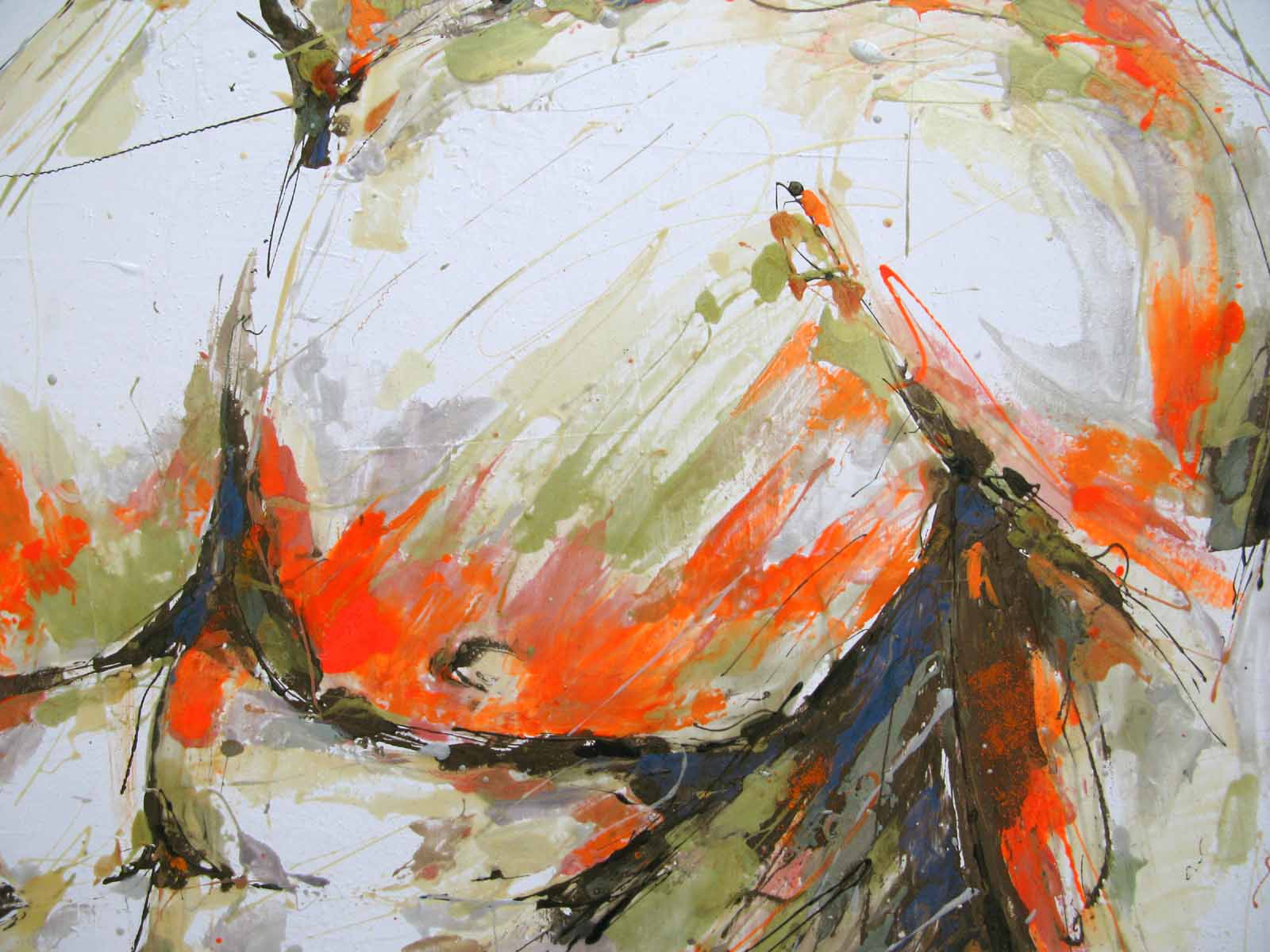 Tableau de AMANDYNE S. a pour titre  In virtute style figuratif dim : AMANDYNE S.prix:1200
