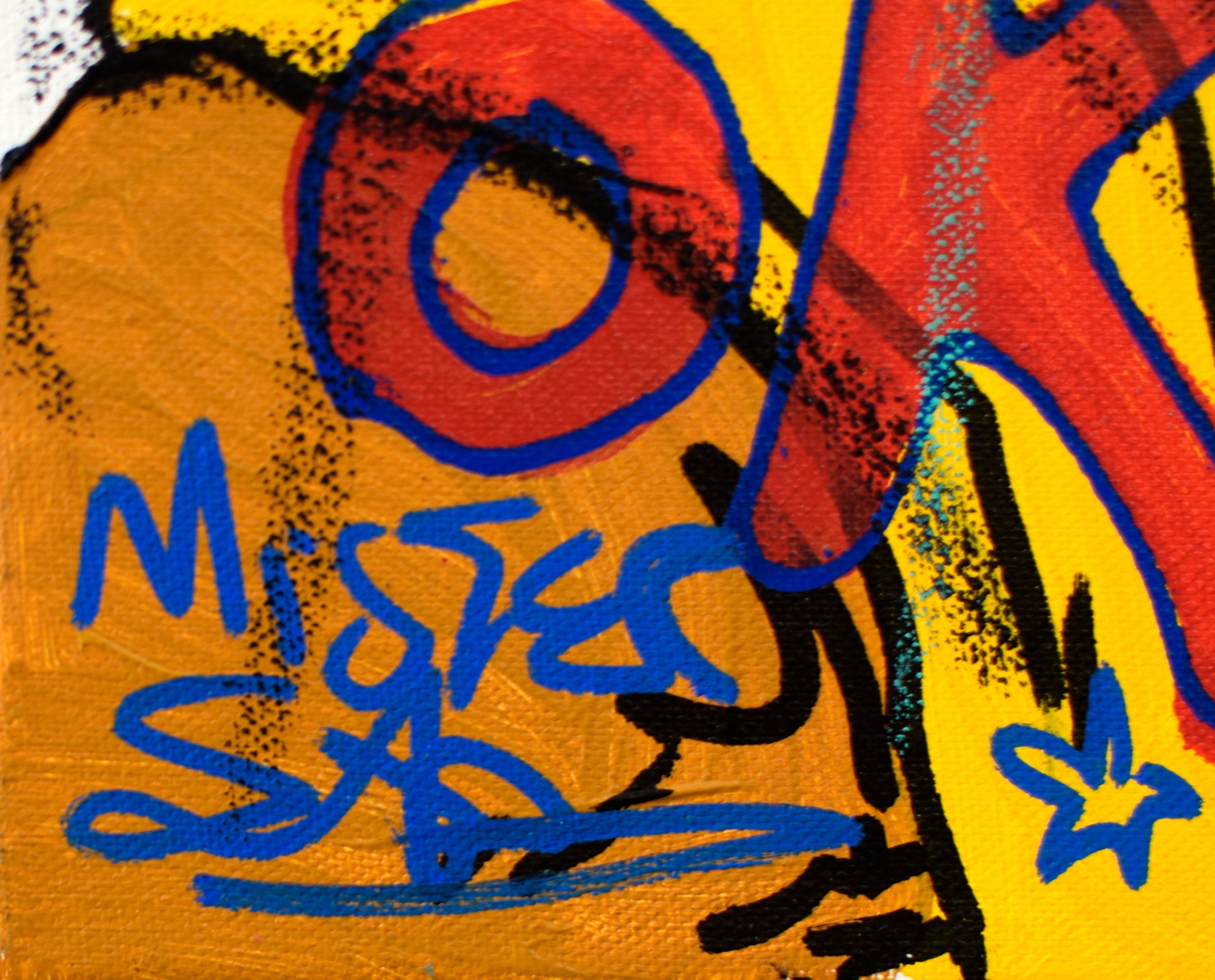 Tableau de RICO SAB a pour titre  No fear Albator style street pop art dim : RICO SABprix:260