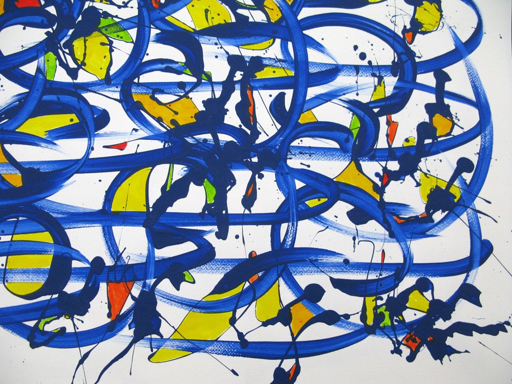 Dessin de STEPHANE RIME a pour titre  NONAME D15 style abstrait dim : STEPHANE RIMEprix:150