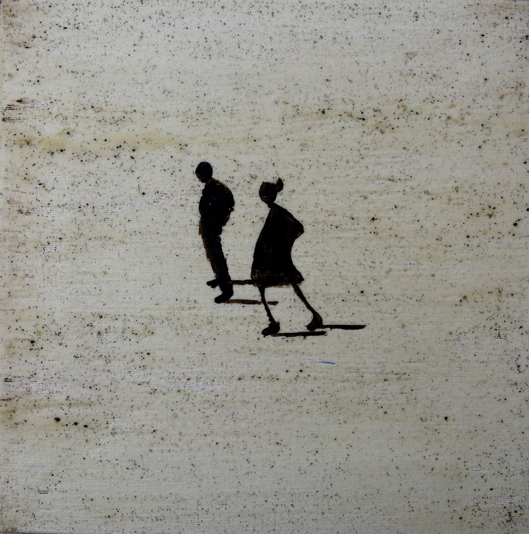 Tableau de MARCOS ZRIHEN NOWOTNY a pour titre  Nous deux - Barcelona 2025 style figuratif dim : MARCOS ZRIHEN NOWOTNYprix:80