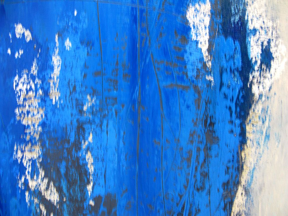Tableau de TANIA CARRARA a pour titre  Nuances Bleu-gris style abstrait dim : TANIA CARRARAprix:950