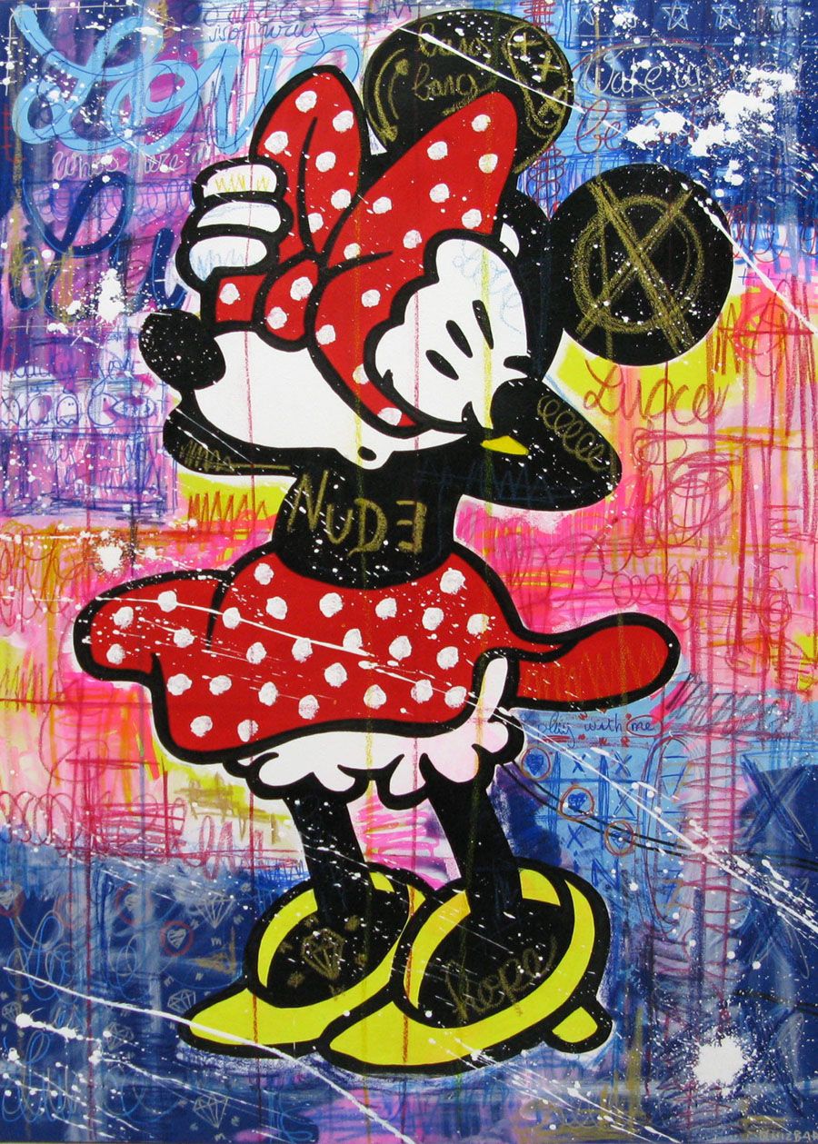 Tableau de ONIZBAR a pour titre  Who's there style street pop art, graphique dim : ONIZBARprix:1000