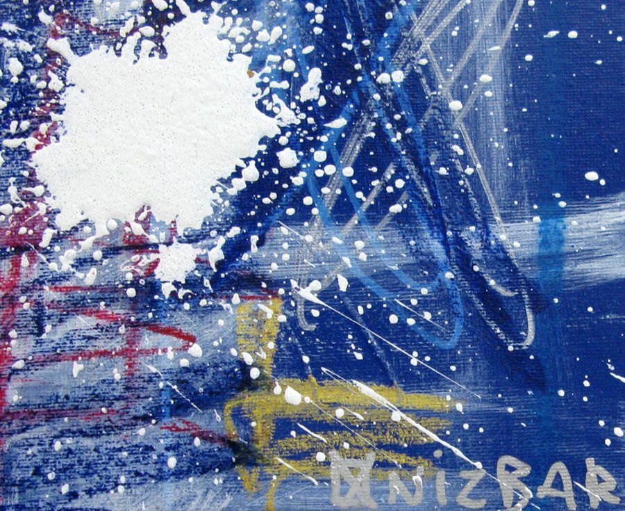 Tableau de ONIZBAR a pour titre  Who's there style street pop art, graphique dim : ONIZBARprix:1000