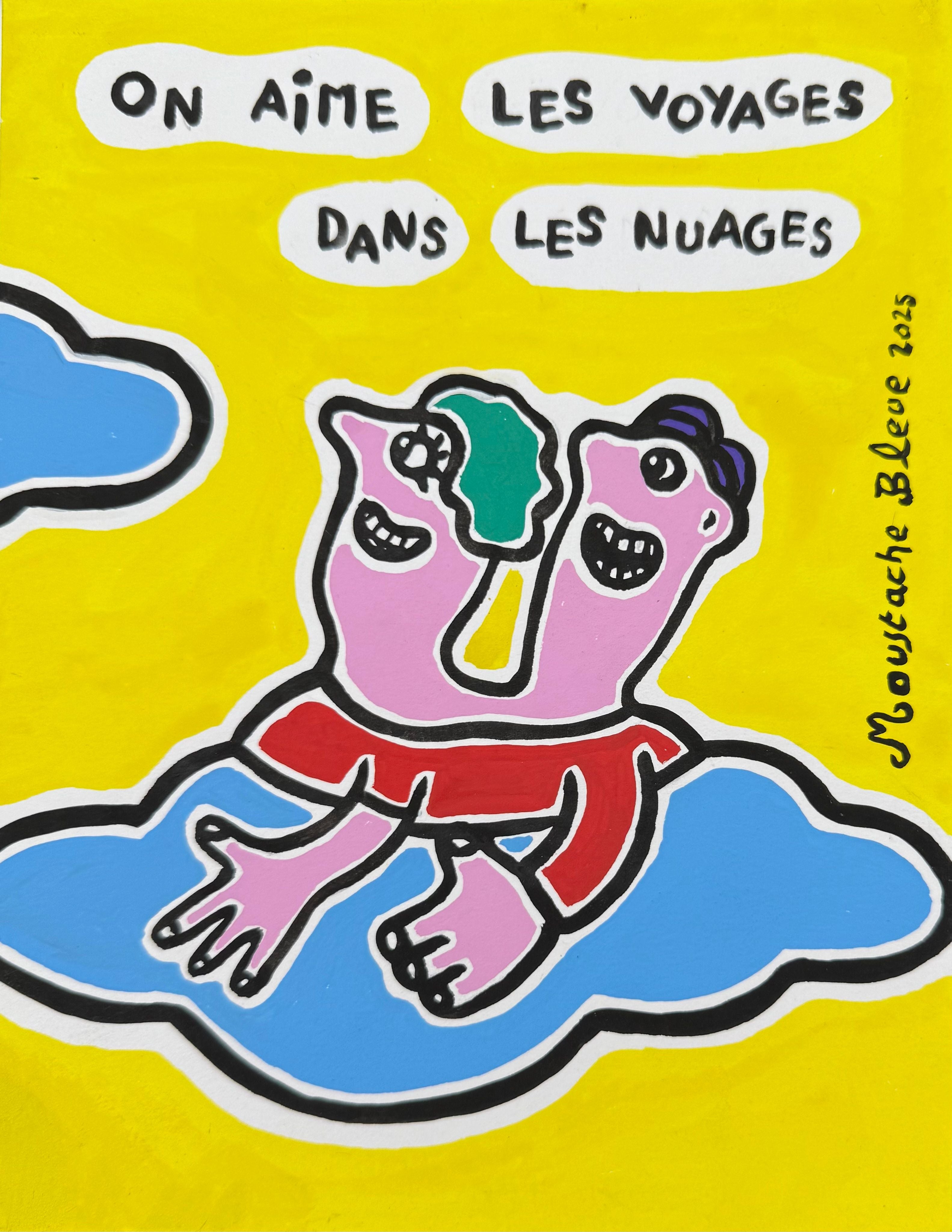 On aime les voyages dans les nuages