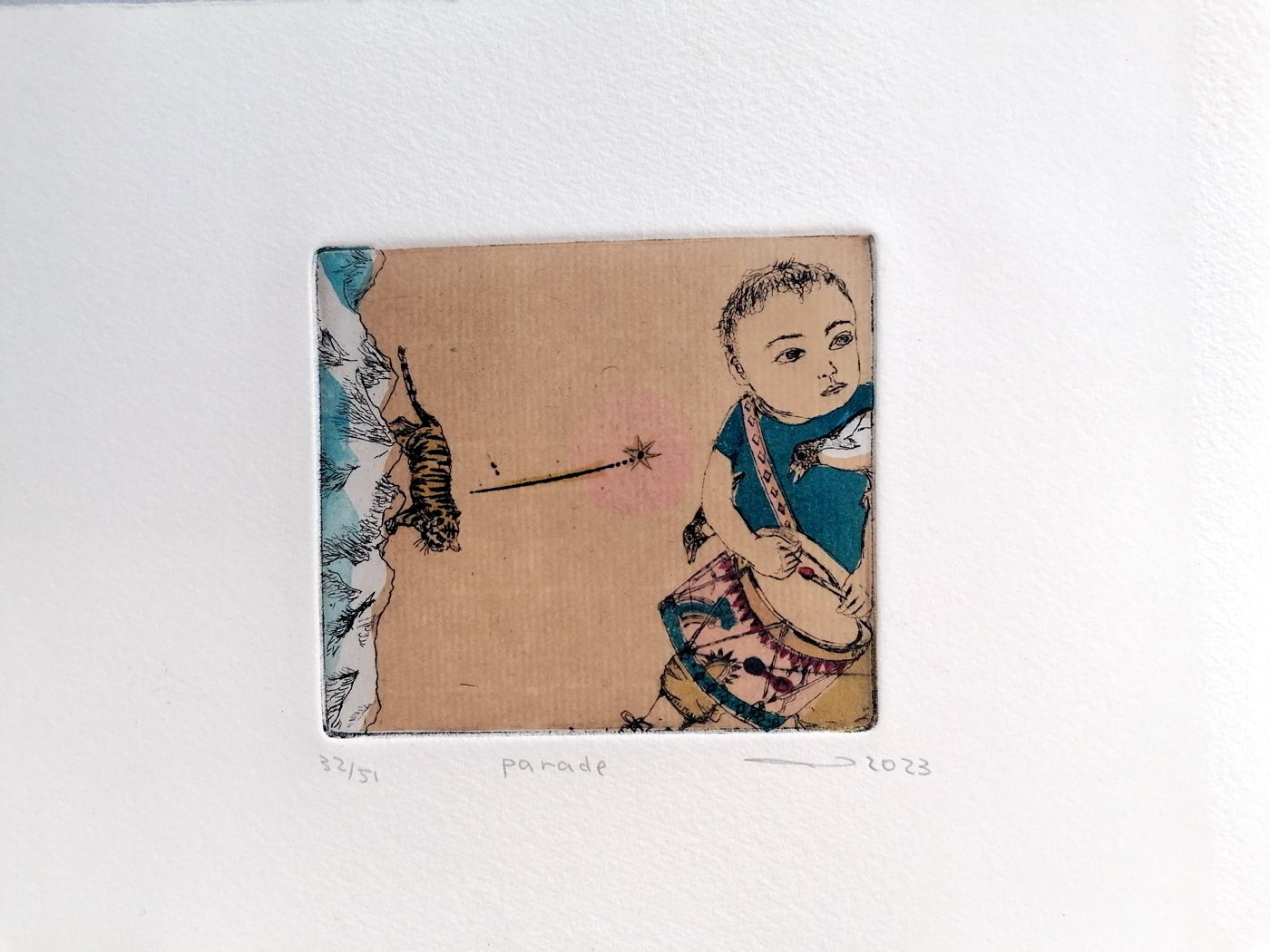 Editions d'art de ATSUKO ISHII a pour titre  Parade style figuratif dim : ATSUKO ISHIIprix:40