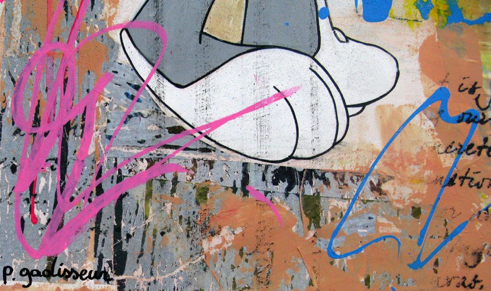 Tableau de PATRICIA GADISSEUR a pour titre  GILDA style street pop art dim : PATRICIA GADISSEURprix: