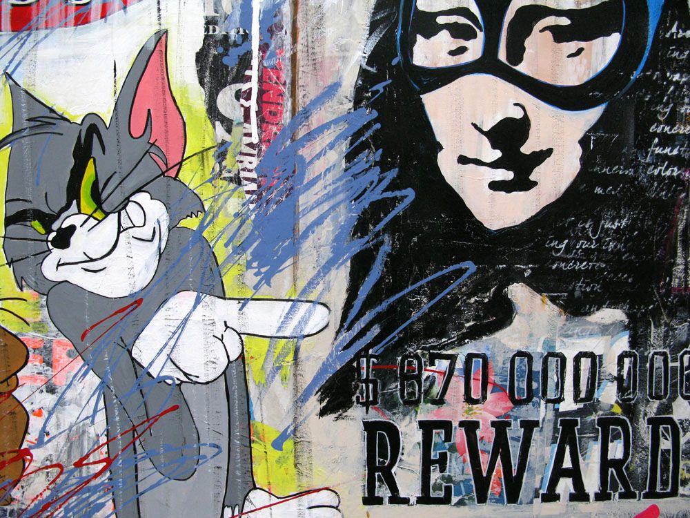 Tableau de PATRICIA GADISSEUR a pour titre  WANTED style graphique dim : PATRICIA GADISSEURprix: