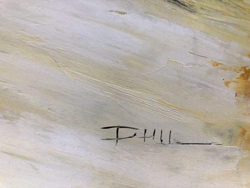 Tableau de PHIL a pour titre  IN THE BAY style figuratif dim : PHILprix:550