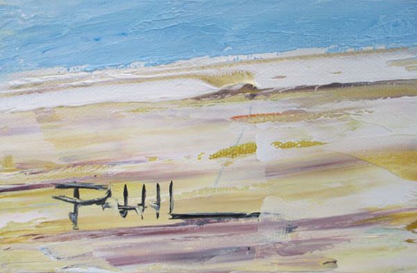 Tableau de PHIL a pour titre  CALM MORNING style no dim : PHILprix:600