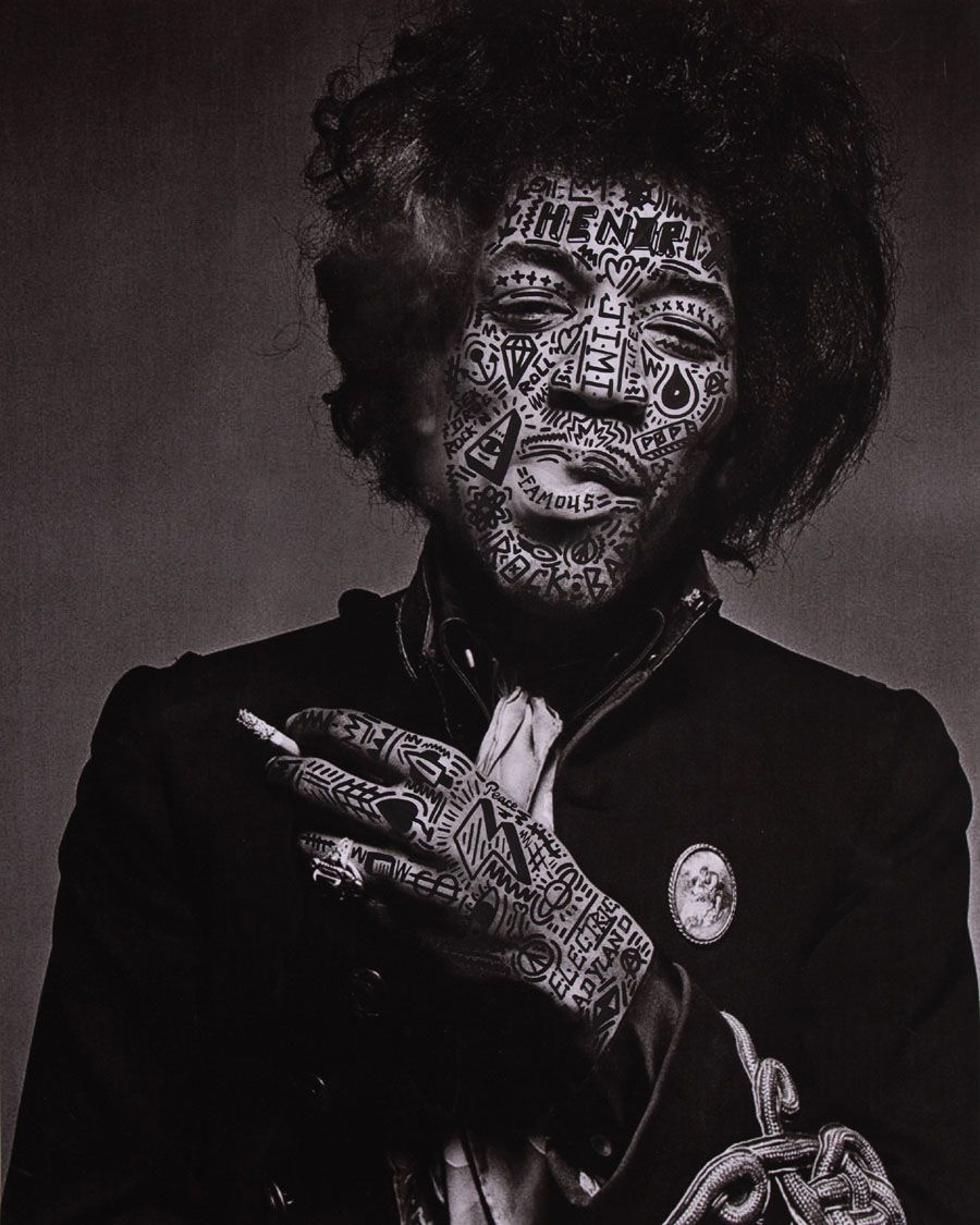Photo de RS ARTIST a pour titre  JIMI style street pop art dim : RS ARTISTprix:60