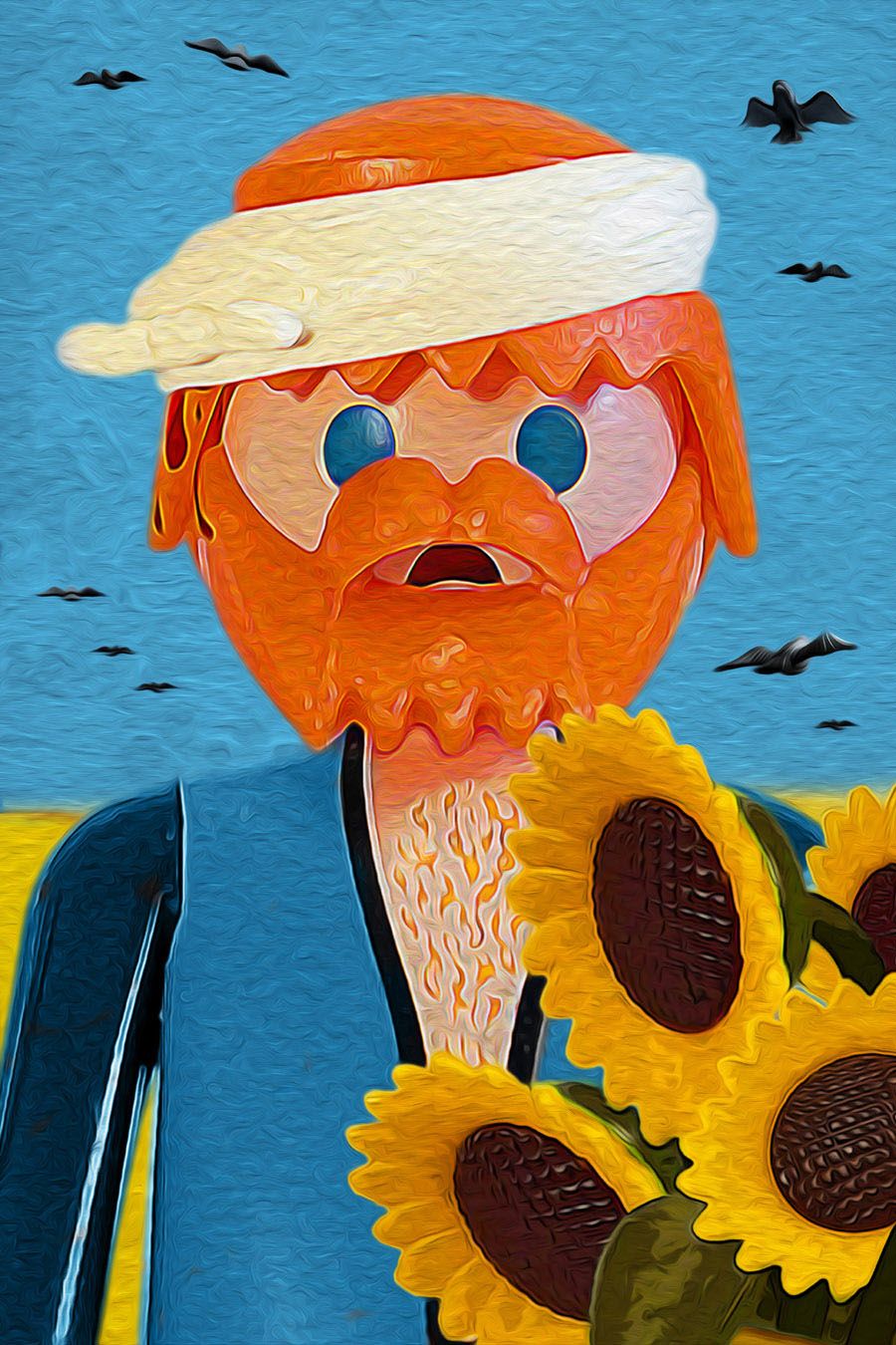 Photo de RICHARD UNGLIK a pour titre  VAN GOGH style graphique dim : RICHARD UNGLIKprix:60