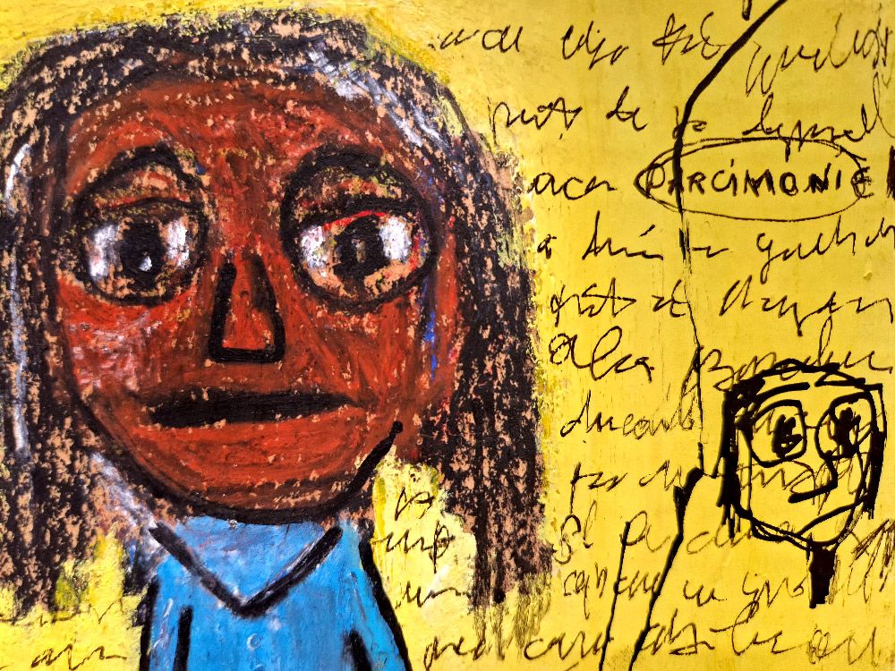 Tableau de LARBI ZAIDI a pour titre  PARCIMONIE I style figuratif dim : LARBI ZAIDIprix:120