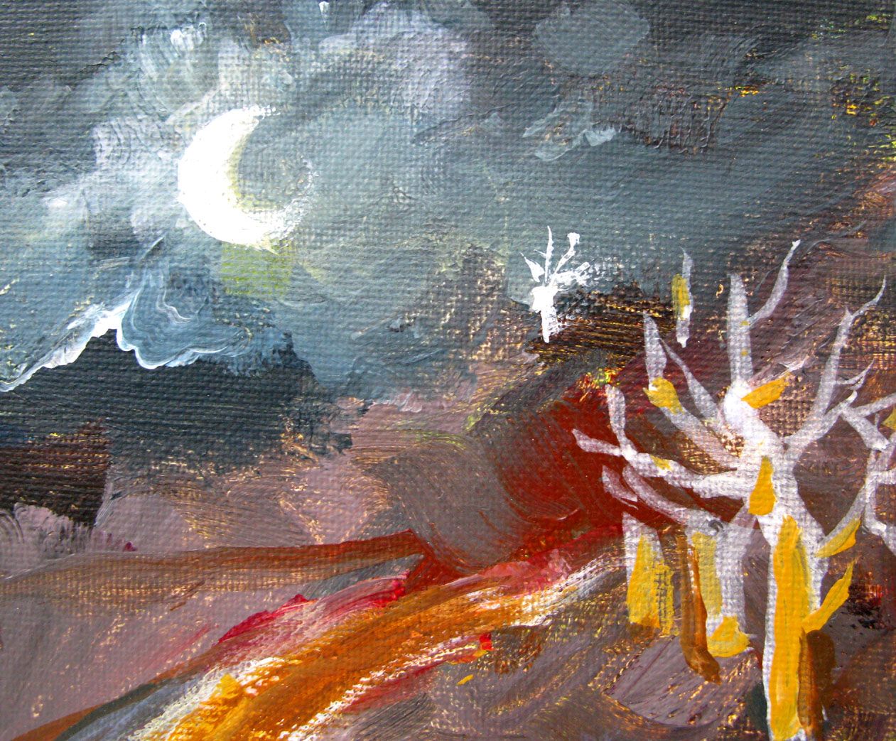 Tableau de IVAN TZONEV a pour titre  La route-4 style figuratif dim : IVAN TZONEVprix:80