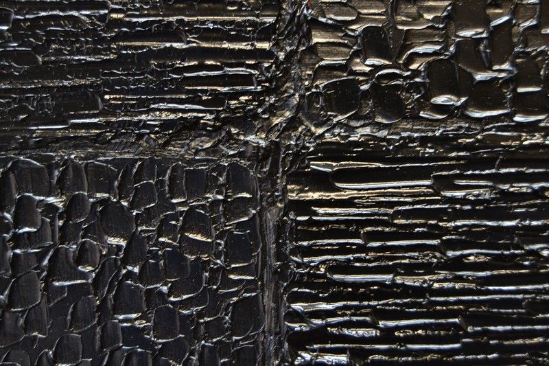 Tableau de ALAIN BECANNE a pour titre  Peinture abstraite 01-2025-18 style abstrait dim : ALAIN BECANNEprix:750