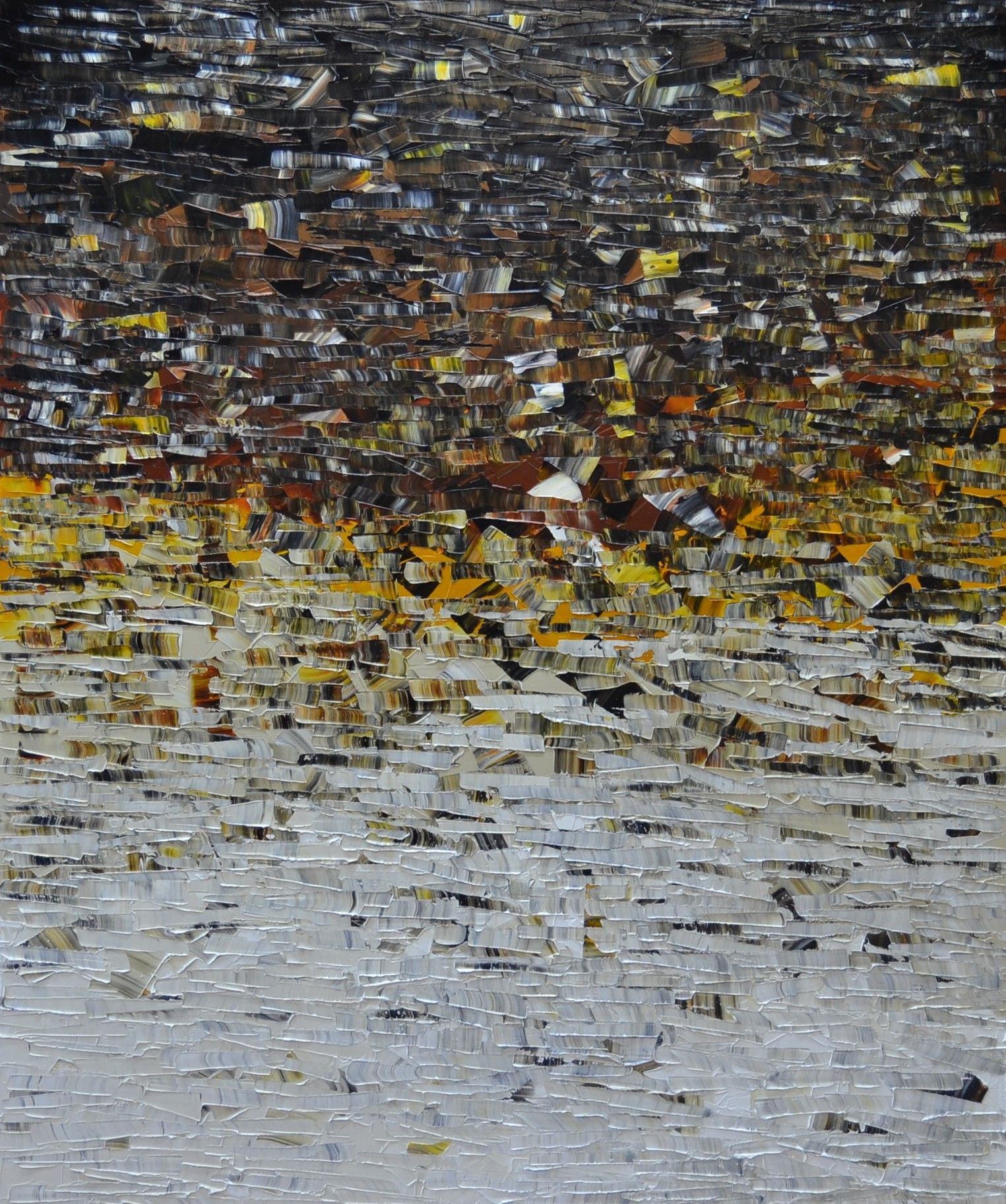 Tableau de ALAIN BECANNE a pour titre  Peinture abstraite 04-2024-22 style abstrait dim : ALAIN BECANNEprix:950
