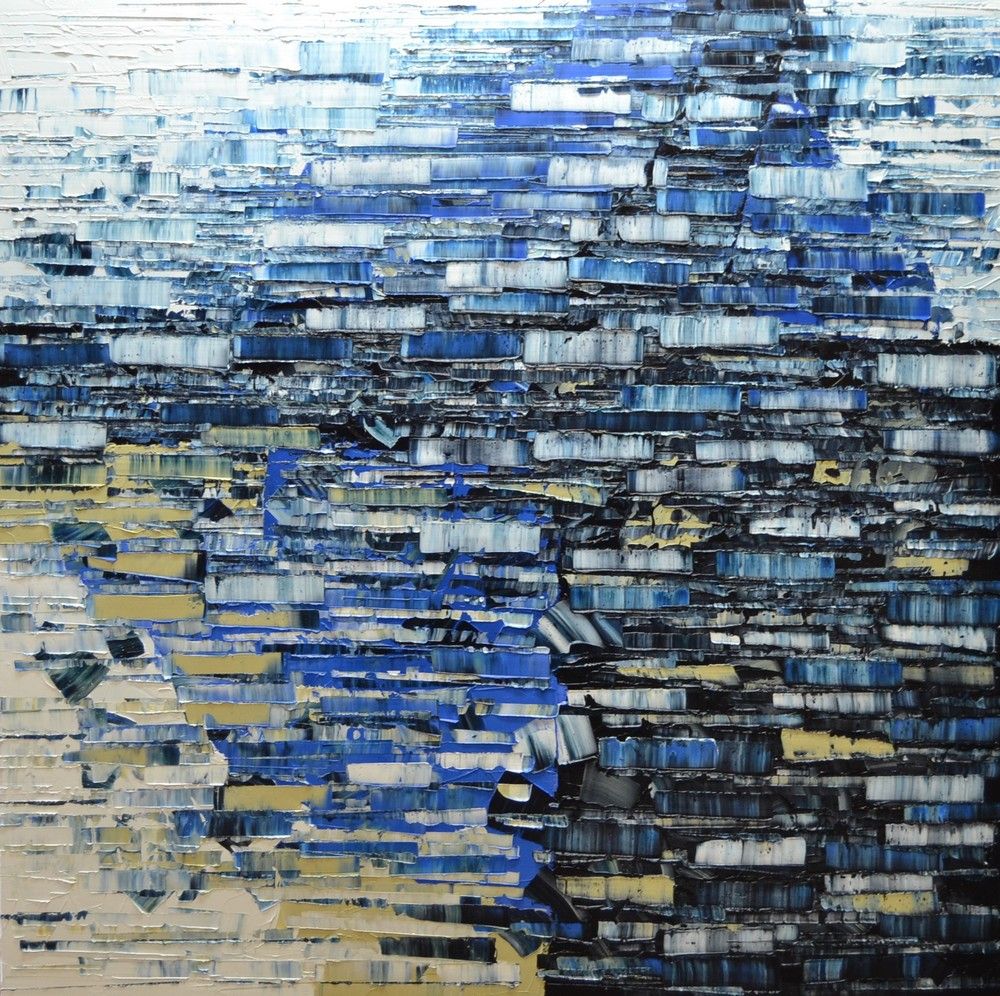 Tableau de ALAIN BECANNE a pour titre  Peinture abstraite 04-2025-30 style abstrait dim : ALAIN BECANNEprix:1200