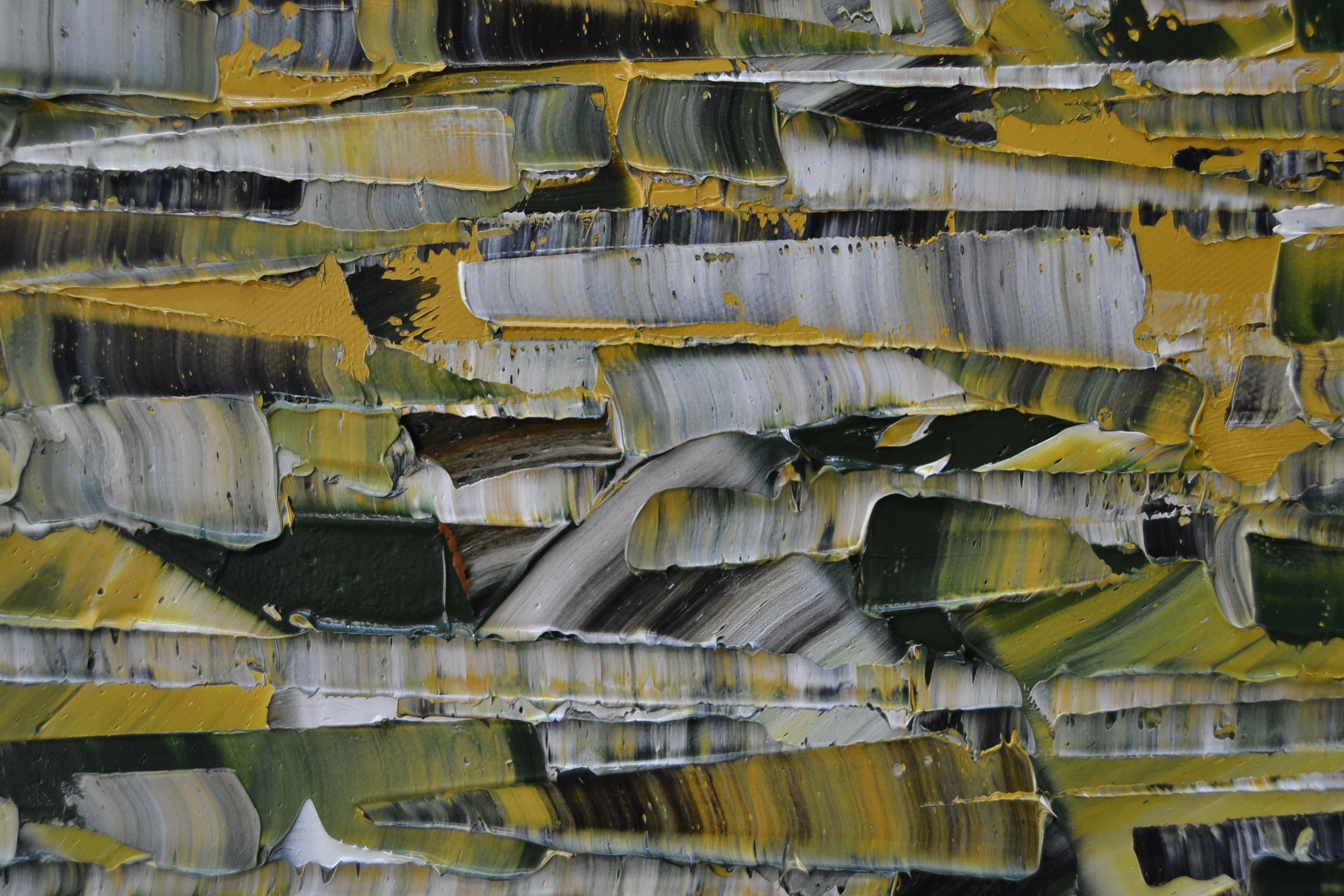 Tableau de ALAIN BECANNE a pour titre  Peinture abstraite 04-2024-35 style abstrait dim : ALAIN BECANNEprix:850
