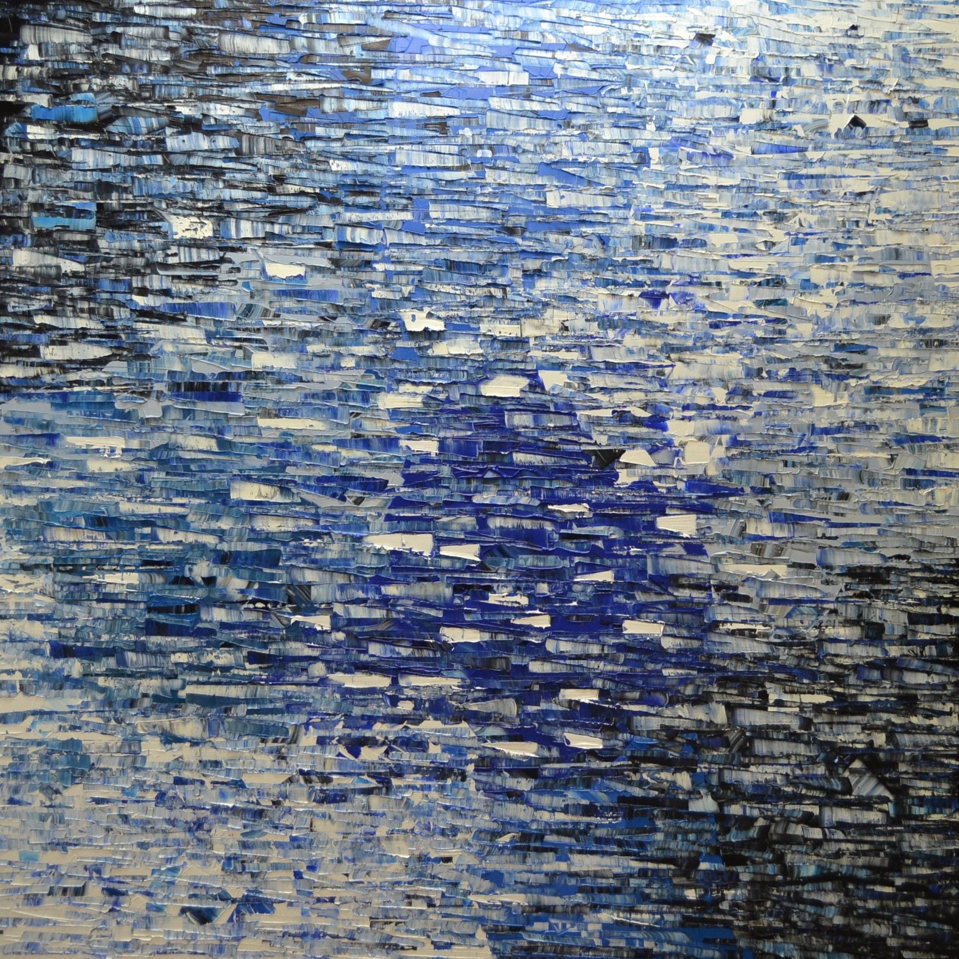 Tableau de ALAIN BECANNE a pour titre  Peinture 07-2025-39 style abstrait dim : ALAIN BECANNEprix:1700