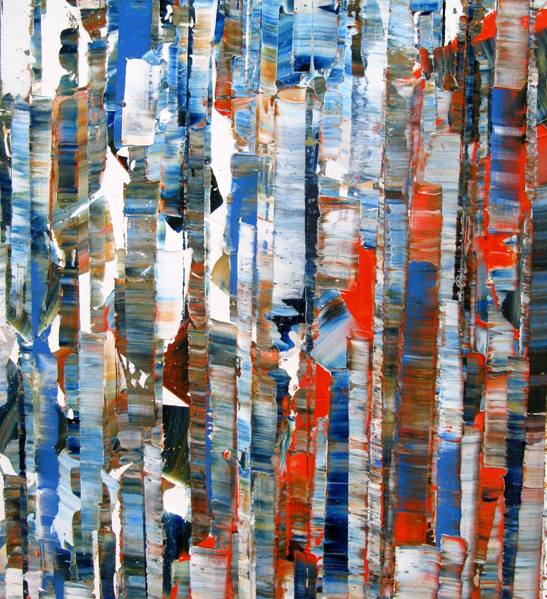 Tableau de ALAIN BECANNE a pour titre  Peinture abstraite 08-2025-47 style abstrait dim : ALAIN BECANNEprix:750