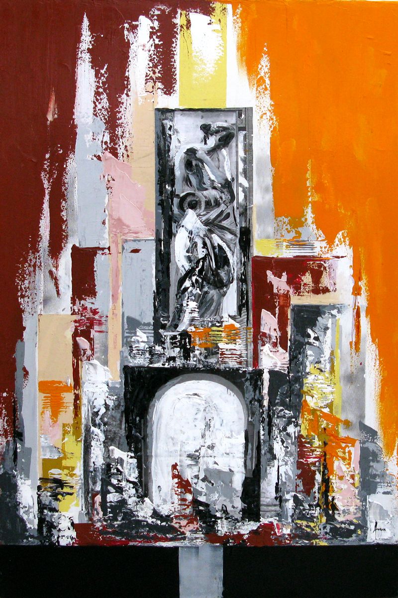 Tableau de FARID AMRAR a pour titre  Pergola style abstrait dim : FARID AMRARprix:700