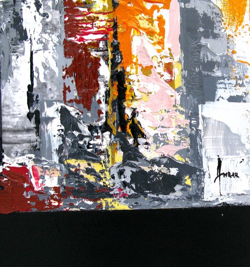 Tableau de FARID AMRAR a pour titre  Pergola style abstrait dim : FARID AMRARprix:700