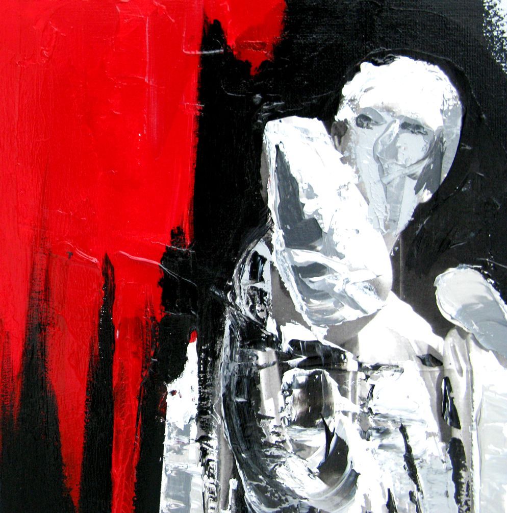 Tableau de FARID AMRAR a pour titre  Persistance style abstrait dim : FARID AMRARprix:380