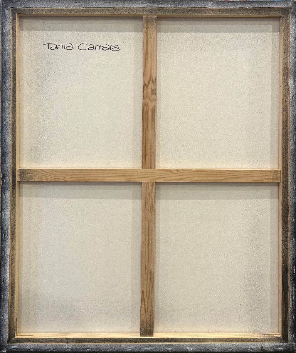 Tableau de TANIA CARRARA a pour titre  Nuances de nacre style abstrait dim : TANIA CARRARAprix:950