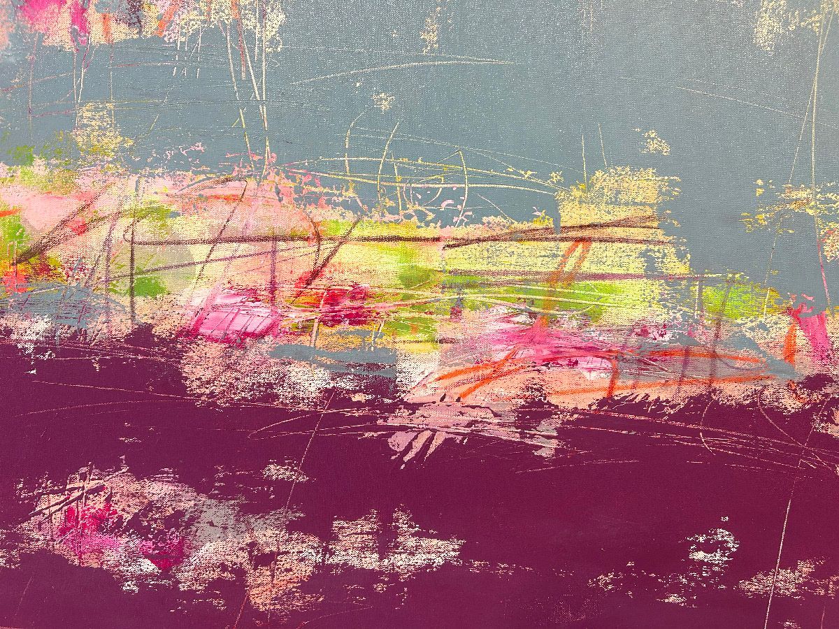 Tableau de TANIA CARRARA a pour titre  Nuances de Provence style abstrait dim : TANIA CARRARAprix:950