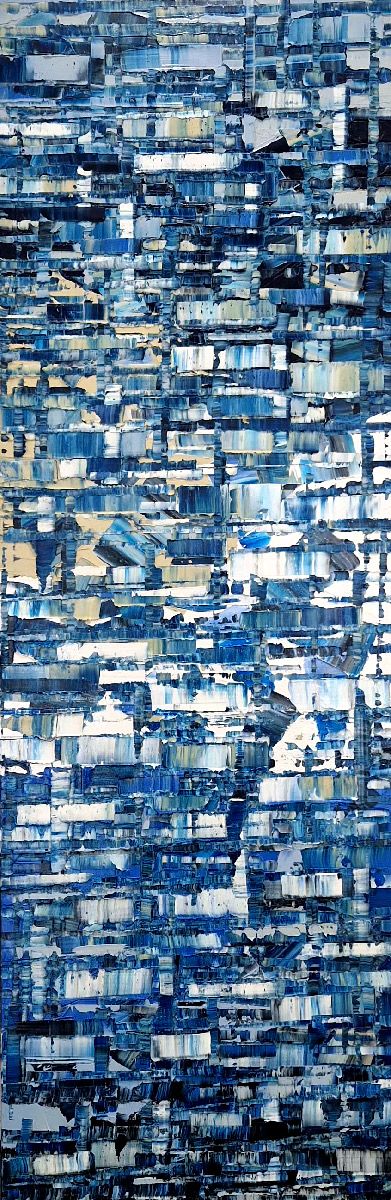 Tableau de ALAIN BECANNE a pour titre  Peinture 05-2025-37 style abstrait dim : ALAIN BECANNEprix:650