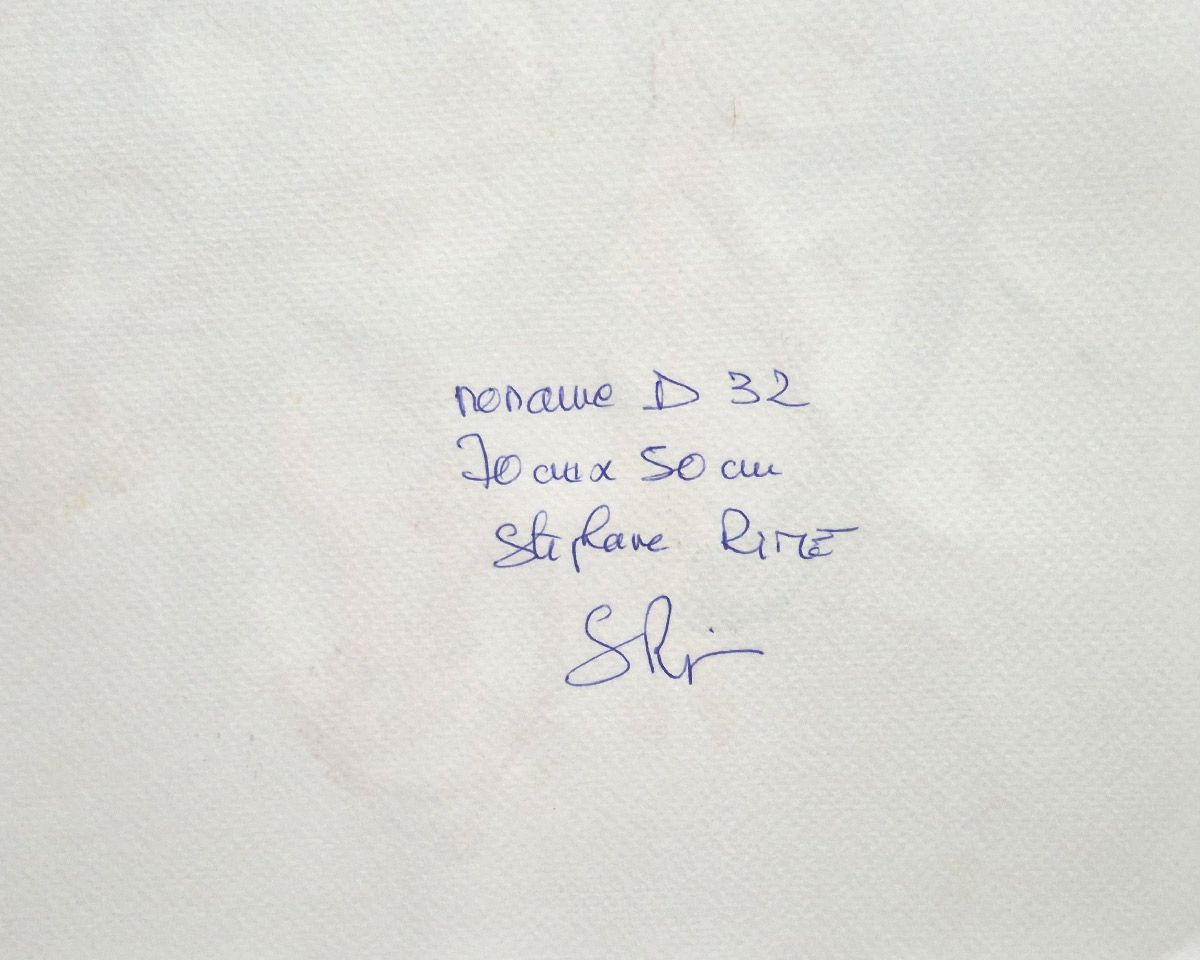 Dessin de STEPHANE RIME a pour titre  Noname D32 style abstrait dim : STEPHANE RIMEprix:140