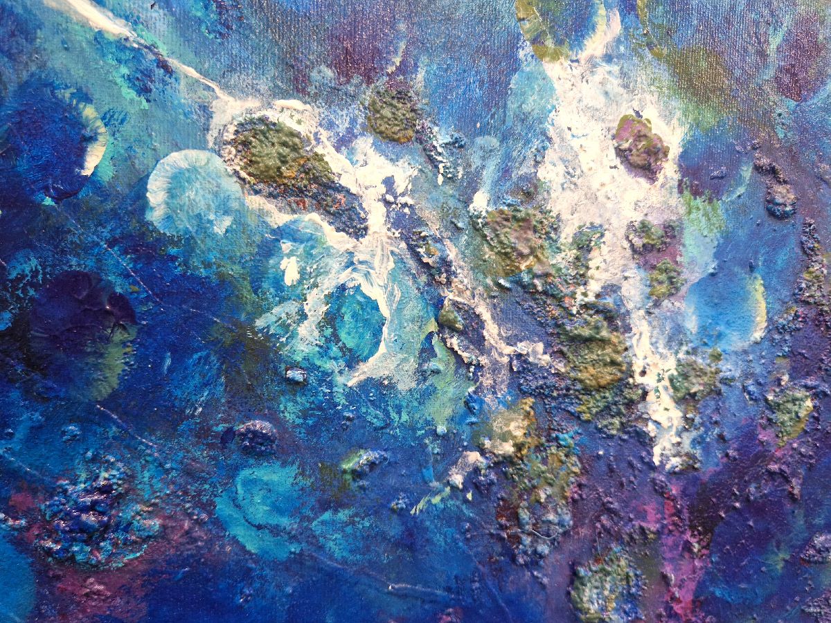 Tableau de Philippe Boliviera a pour titre  Terrain Côtier style abstrait dim : Philippe Bolivieraprix:700