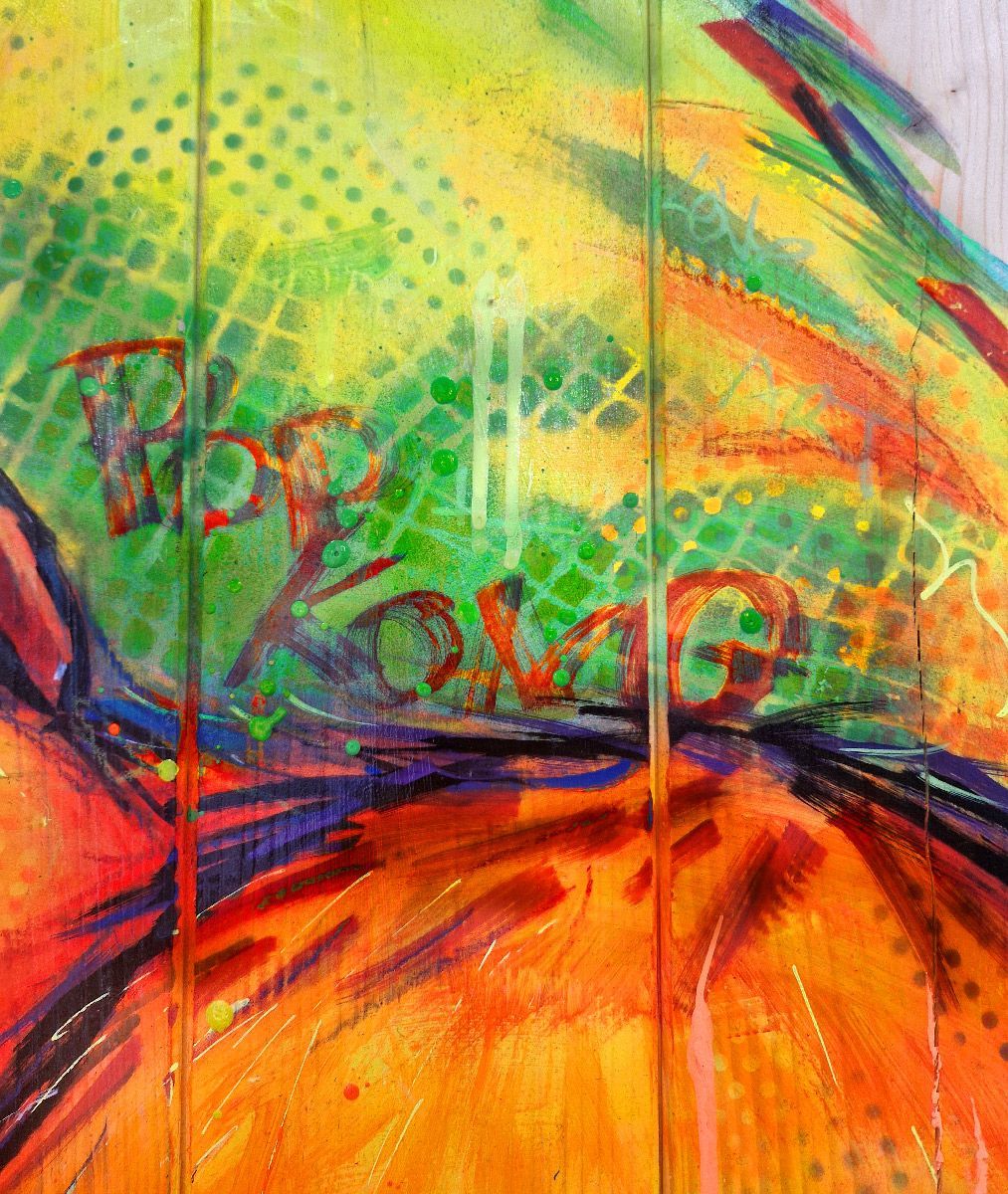 Tableau de ART HM a pour titre  Pop Kong UV style street art dim : ART HMprix:1200