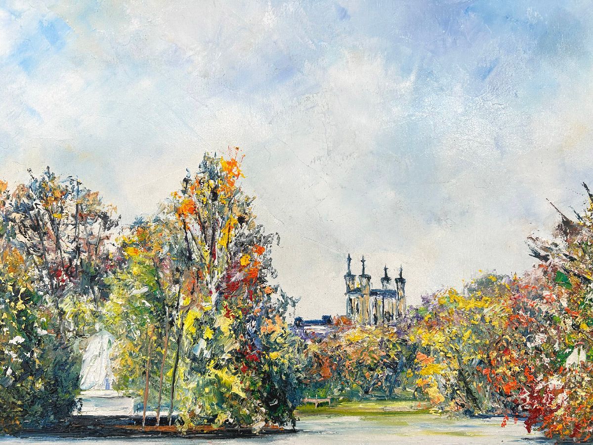 Tableau de PHIL a pour titre  Île du souvenir, Lyon style figuratif dim : PHILprix:600