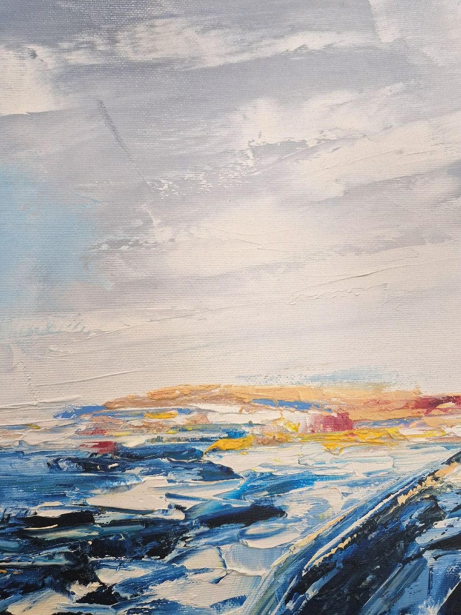 Tableau de PHIL a pour titre  LE PETIT VALLON style no dim : PHILprix:550