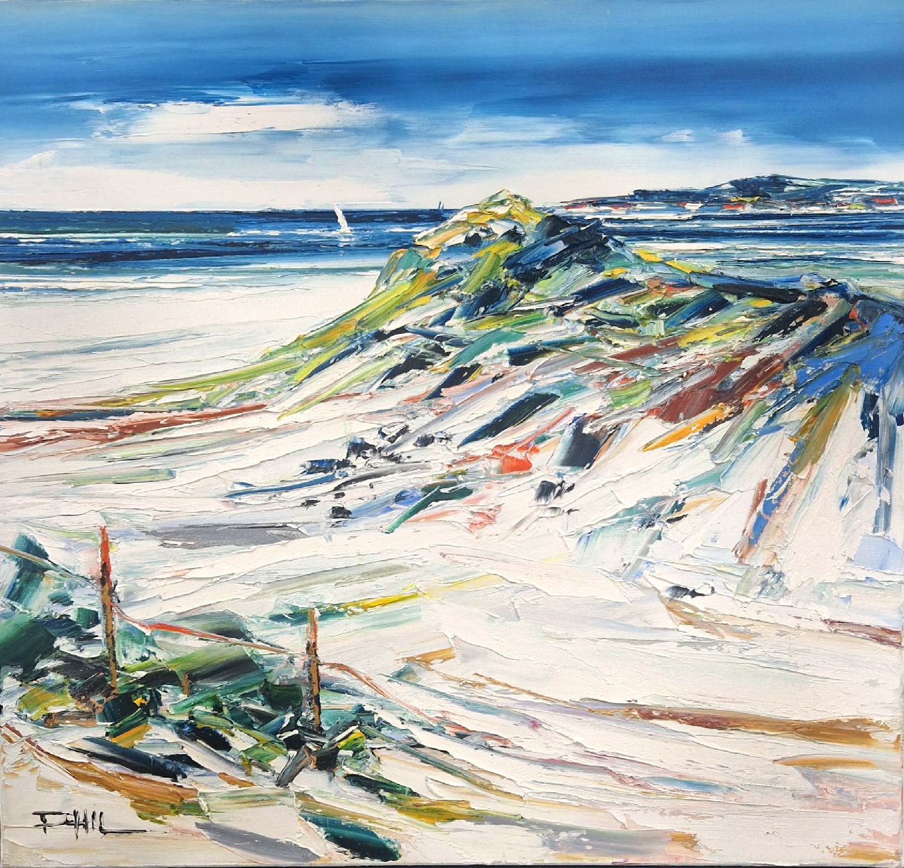Tableau de PHIL a pour titre  MARINE II style no dim : PHILprix:300