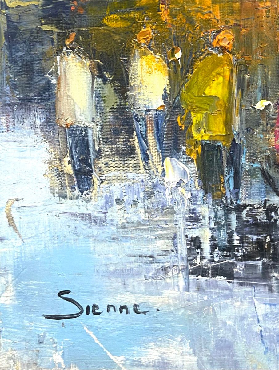 Tableau de BENOIT HAVARD a pour titre  Les Buildings style abstrait dim : BENOIT HAVARDprix:2500