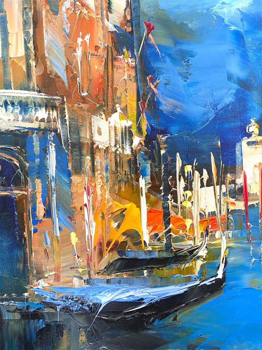 Tableau de BENOIT HAVARD a pour titre  Maria Del Salute style abstrait dim : BENOIT HAVARDprix:2125