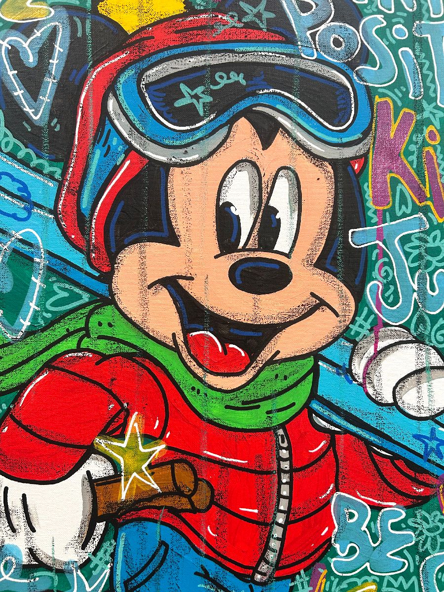 Tableau de RICO SAB a pour titre  King of jump style street pop art dim : RICO SABprix:450