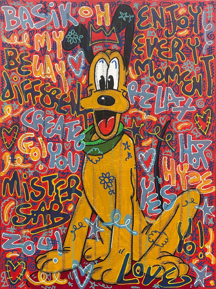 Tableau de RICO SAB a pour titre  Enjoy style street pop art dim : RICO SABprix:450